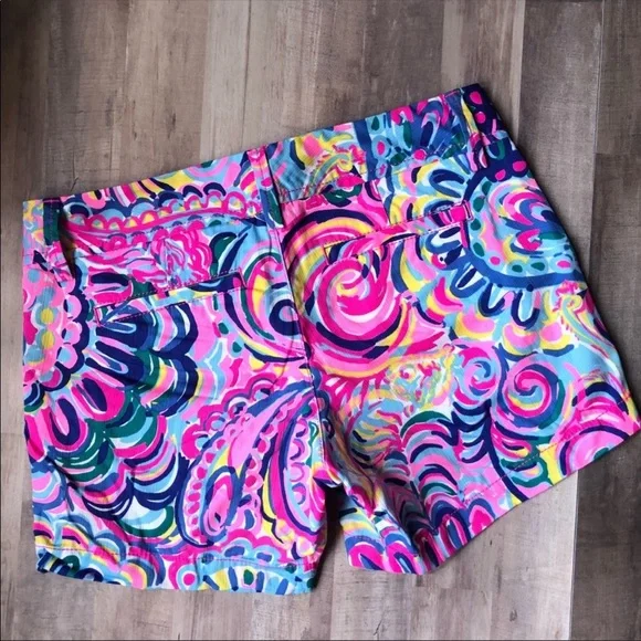 Lilly Pulitzer Callahan Shorts Psychedelic‎ Sunset - Picture 3 of 5